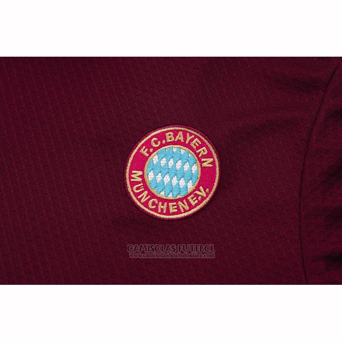Fato de Treino Bayern de Munique Manga Curta 2025-2026 Vermelho - Calcas Curta